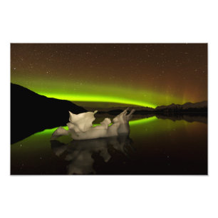 Iceberg Aurora Fotodruck