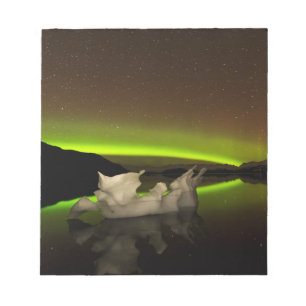 Iceberg Aurora Notizblock
