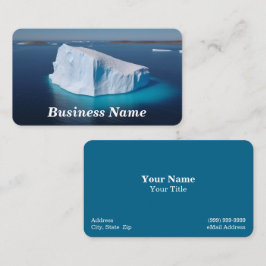 Iceberg "Clear Blue Water Business Card" Visitenkarte