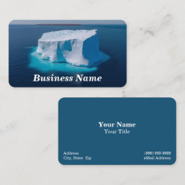 Iceberg "Clear Blue Water Business Card" Visitenkarte