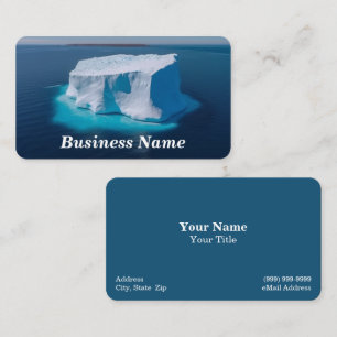 Iceberg "Clear Blue Water Business Card" Visitenkarte