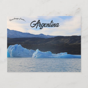 Icebergs in Patagonien Argentinien Postkarte