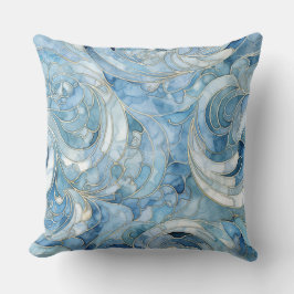 Icebound Fantasy Realm Winter Kissen