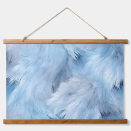 Icebound Fantasy Realm Winter Wandteppich Mit Holzrahmen