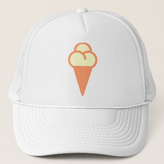 Icecream-Symbol Truckerkappe (Vorderseite)