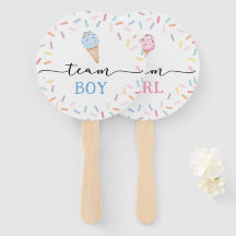 Icecream Team Boy or Girl Gender Reveal
