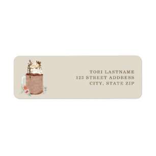 Iced Coffee Floral Mason Jar A Baby Braut