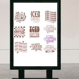 Iced Coffee Stickpack NIEDLICH Aufkleber