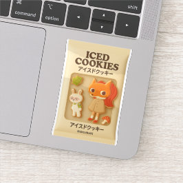 Iced Cookies: Bunny Girl Fox Mask & Bao Bao Bunny Aufkleber