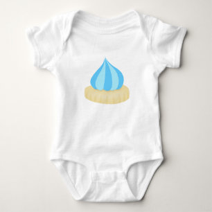 Iced Gem Blue Baby Strampler