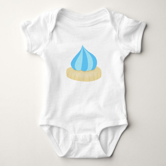 Iced Gem Blue Baby Strampler (Vorderseite)
