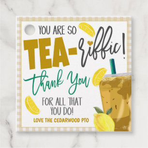 Iced Tea Gift Tags Geschenkanhänger