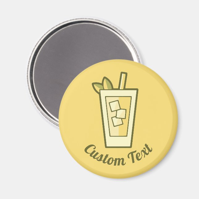 Iced Tea Magnet (Vorderseite/Rückseite)