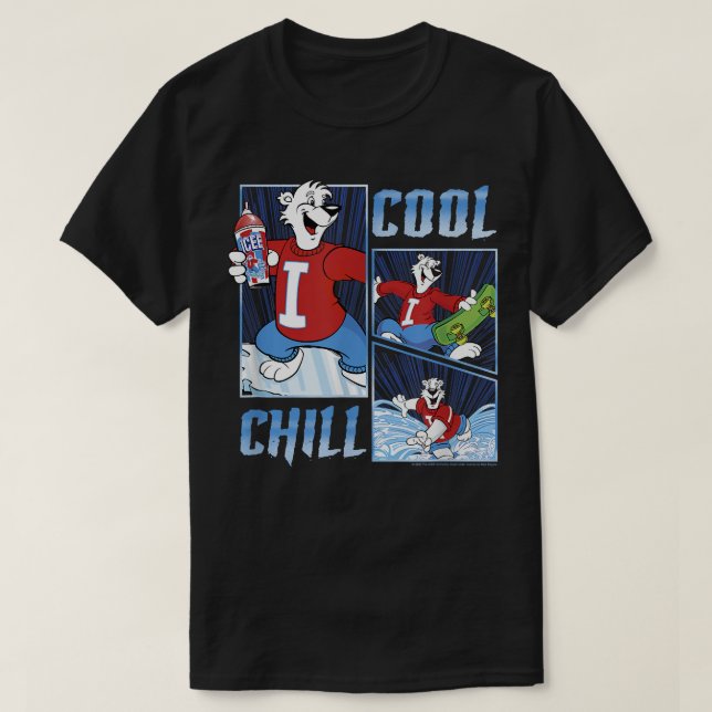 ICEE Cool Chill Bären Comic Panels T-Shirt (Design vorne)
