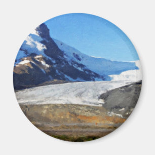 Icefields Parkway in Jasper Kanada Magnet