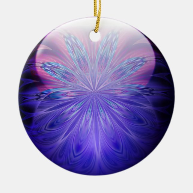 IceFire Juwel-Verzierung Keramik Ornament (Vorne)