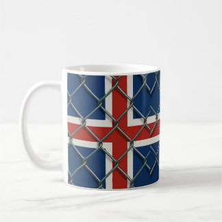 Iceland Flag Fence Kaffeetasse