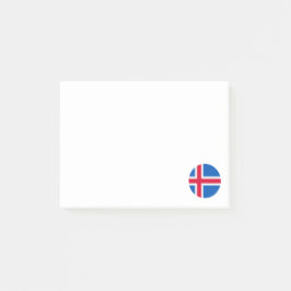 Iceland Flag Post-it Klebezettel
