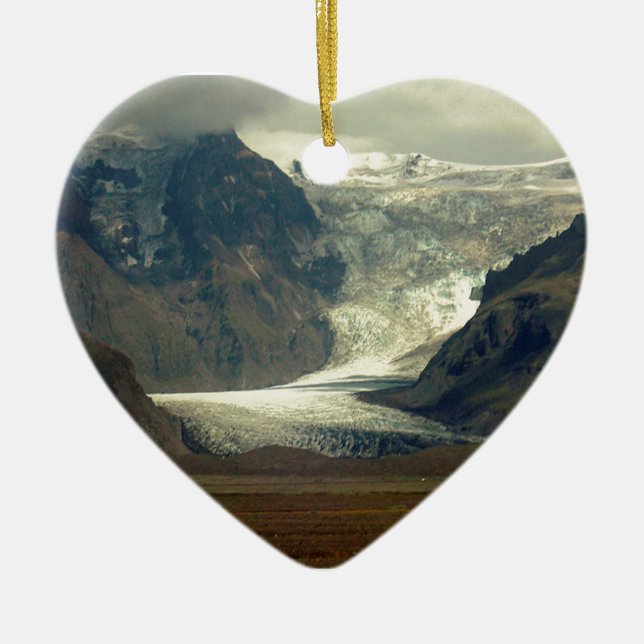 Iceland Glacier Ornament (Vorne)
