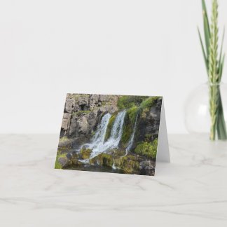 Iceland Waterfall Notecards Dankeskarte