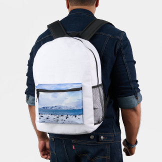 Iceland Winter Wonderland Bedruckter Rucksack