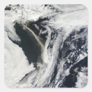 IcelandÃ¯Â ¿ Â ½ s EyjafjallajÃ¯Â ¿ Â  Quadratischer Aufkleber