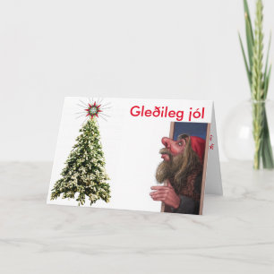 Icelandic Christmas Card Feiertagskarte