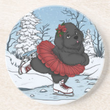 Iceskating Newfundland Welppy Winter Wonderland