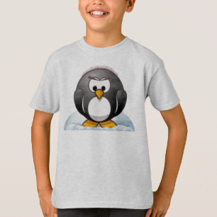 Icey Penguin Cartoon T-Shirt