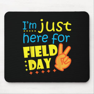 Ich#39;m einfach hier für den Tag vor Ort glücklic Mousepad