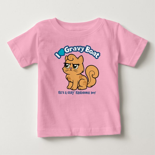 Ich <3 Saucenschiff DCC Baby T-shirt (Vorderseite)