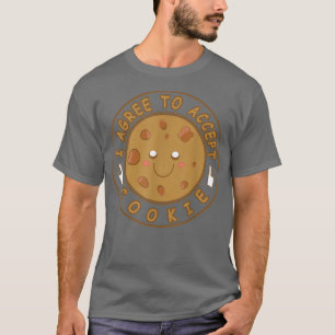 Ich akzeptiere Cookie Lover Funny Baking Leckereie T-Shirt