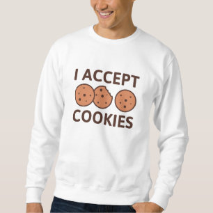 Ich akzeptiere Cookies Sweatshirt