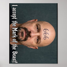 Ich akzeptiere das Mal Poster