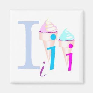 Ich - Alphabet Magnet