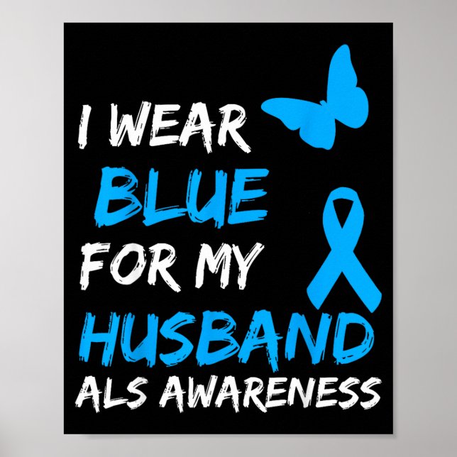Ich Als Bewusstsein Blauer Ehemann Poster (Vorne)