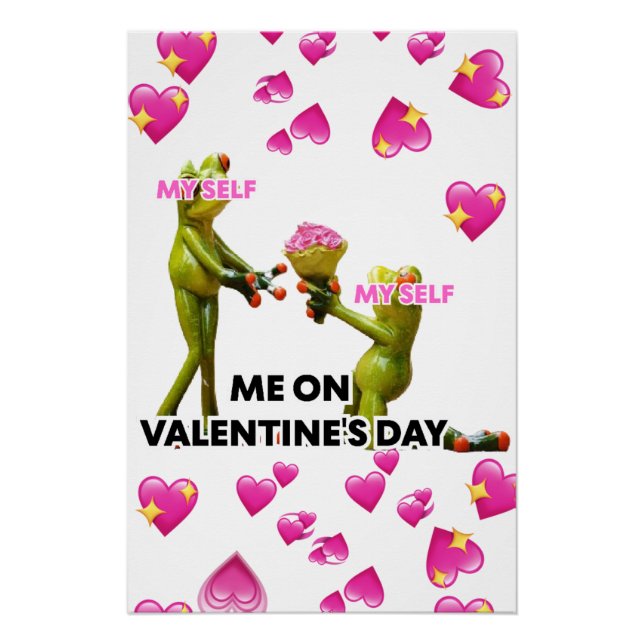 Ich am Valentinstag, Ich selbst Poster (Vorderseite)