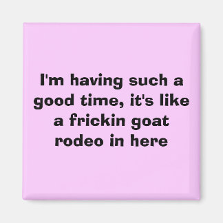 Ich amüsiere mich so gut, es ist wie ein Fricki... Magnet