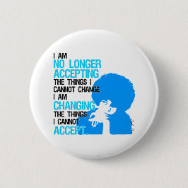 Ich ändere Sache-runden Knopf Button