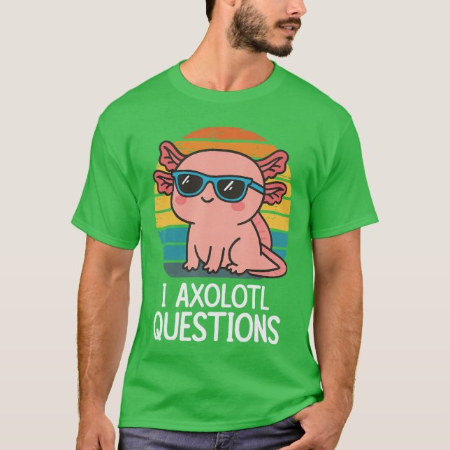 Ich Aolotl Fragen Junge T-Shirt (Vorderseite)