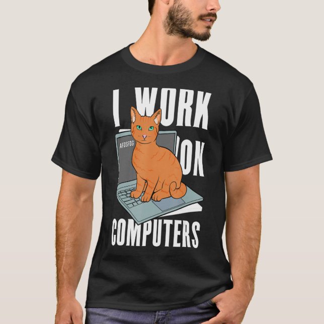 Ich arbeite an Computerbesitzern 3 T-Shirt (Vorderseite)