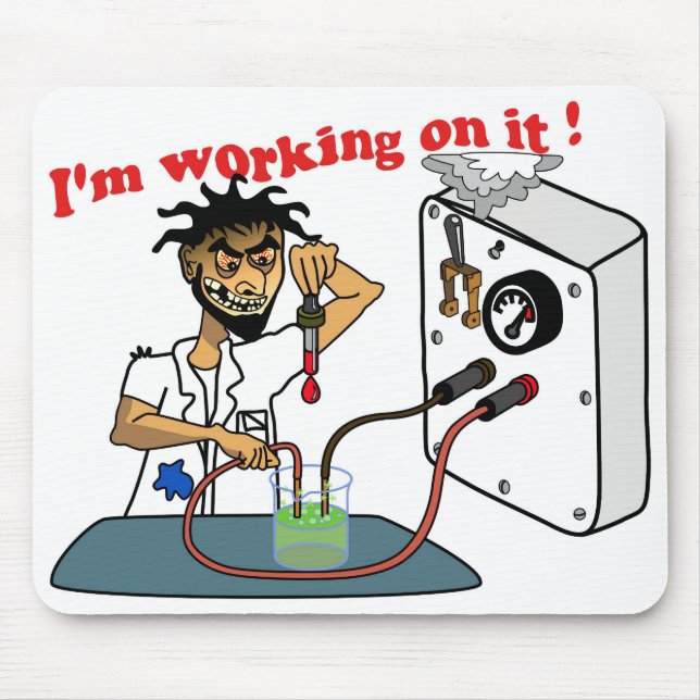 Ich arbeite an es mousepad (Vorne)