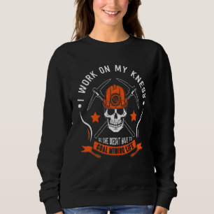 Ich arbeite an meinem Knie, sodass sie doesnu2019t Sweatshirt