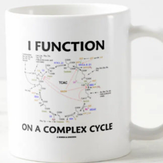 Ich arbeite auf einem komplexen Zyklus (Krebs Kaffeetasse