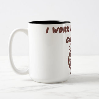 Ich arbeite besser mit Kaffeetasse | Bürohumo-Tass
