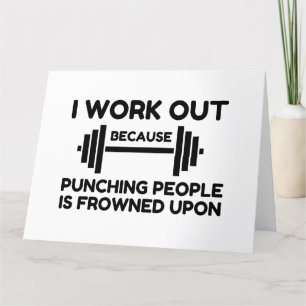 Ich arbeite dankeskarte