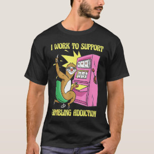 Ich arbeite daran, meinen Spielautomaten zu unters T-Shirt