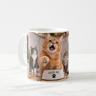 Ich arbeite für meine Katze Lustiger Katzenbecher Kaffeetasse