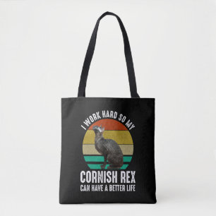 Ich arbeite hart, damit mein Cornish Rex ein besse