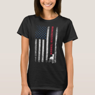 Ich arbeite hart, damit mein Manchester Terrier ei T-Shirt